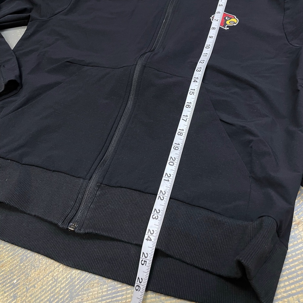 Adidas Louisville Cardinals Full Zip Hooded Jacket Large Soccer Basketball - Picture 7 of 9